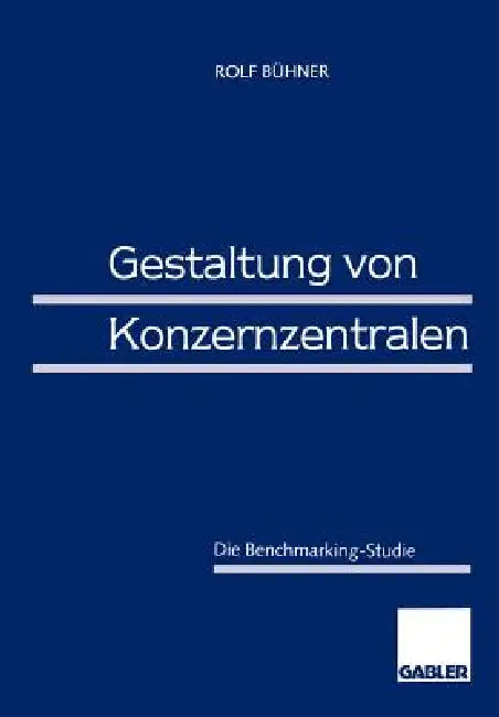 Buy Gestaltung Von Konzernzentralen (English, Rolf Bühner) — BookShops.in
