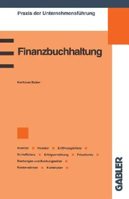 Buy Finanzbuchhaltung (English, Karlheinz Balzer) — BookShops.in