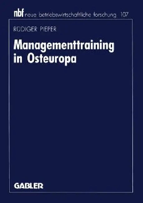 Buy Managementtraining in Osteuropa (English, Rüdiger Pieper) — BookShops.in