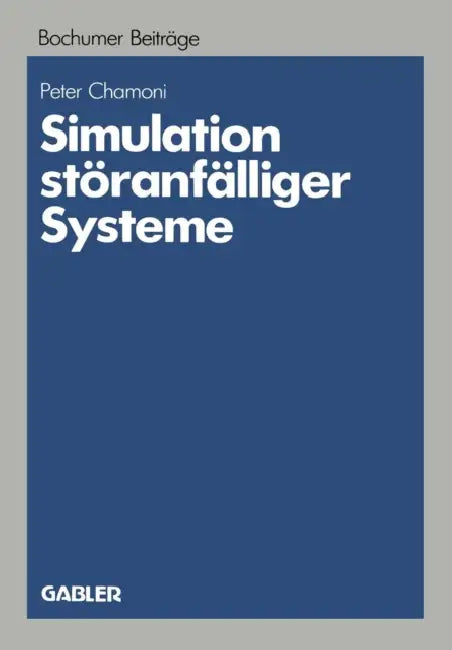 Buy Simulation Störanfälliger Systeme (English, Peter Chamoni) — BookShops.in