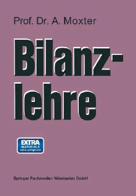 Buy Bilanzlehre (English, Adolf Moxter) — BookShops.in