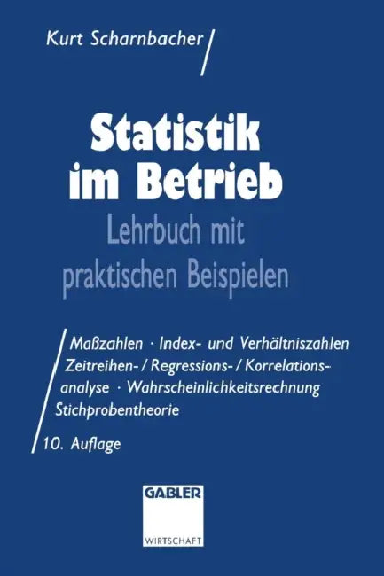 Buy Statistik Im Betrieb (English, Kurt Scharnbacher) — BookShops.in