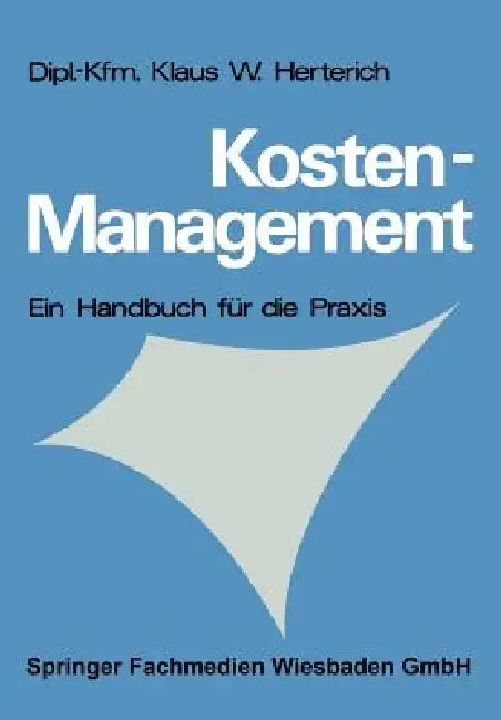 Buy Kosten-Management (English, Klaus W. Herterich) — BookShops.in