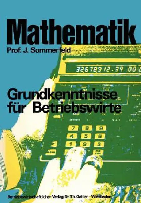 Buy Mathematik (English, Johannes Sommerfeld) — BookShops.in