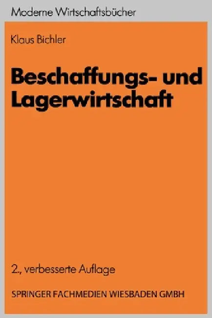 Buy Beschaffungs- und Lagerwirtschaft (English, Klaus Bichler) — BookShops.in