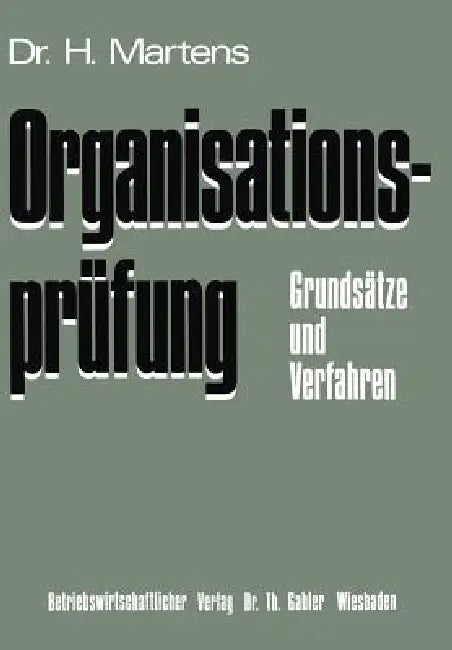 Buy Organisationsprüfung (English, Helmut Martens) — BookShops.in