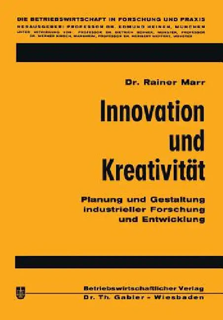 Buy Innovation Und Kreativität (English, Rainer Marr) — BookShops.in