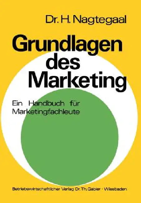 Buy Grundlagen Des Marketing (English, Heinz Nagtegaal) — BookShops.in