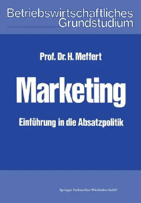 Buy Marketing (English, Heribert Meffert) — BookShops.in