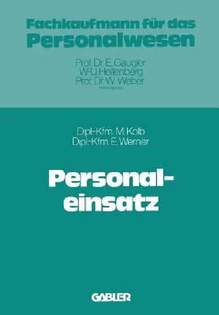 Buy Personaleinsatz (English, Meinulf Kolb) β BookShops.in