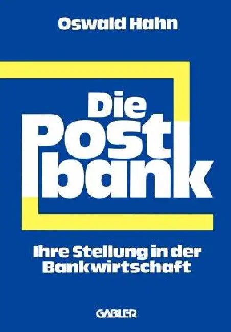 Buy Die Postbank (English, Oswald Hahn) — BookShops.in