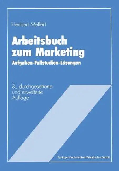 Buy Arbeitsbuch Zum Marketing (English, Heribert Meffert) — BookShops.in