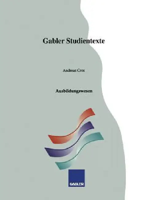 Buy Ausbildungswesen (English, Andreas Gros) — BookShops.in