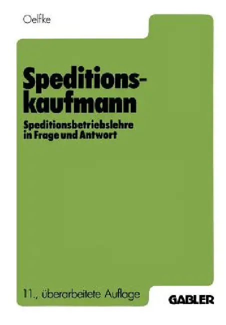 Buy Speditionskaufmann (English, Wolfgang Oelfke) — BookShops.in