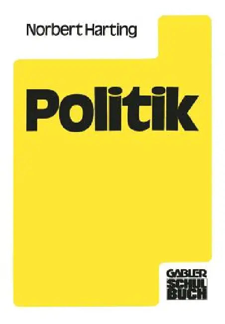 Buy Politik (English, Norbert Harting) β BookShops.in
