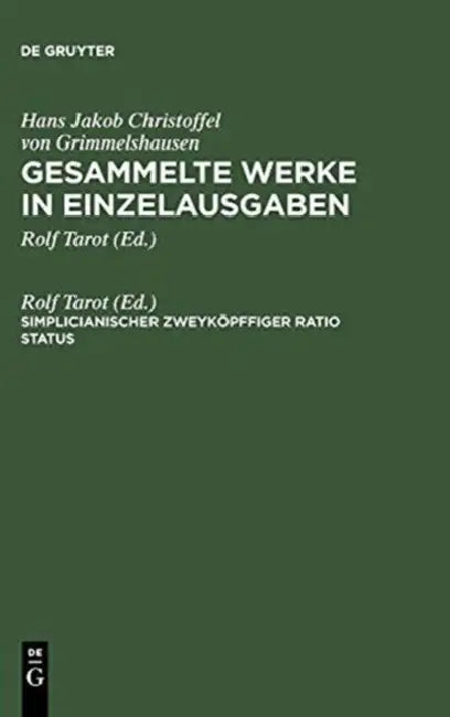 Buy Simplicianischer Zweykopffiger Ratio Status (English, Rolf Tarot) — BookShops.in