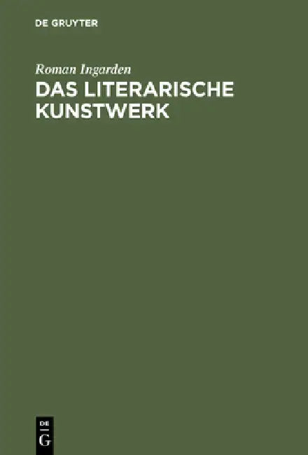 Buy Das literarische Kunstwerk (English, Roman Ingarden) — BookShops.in