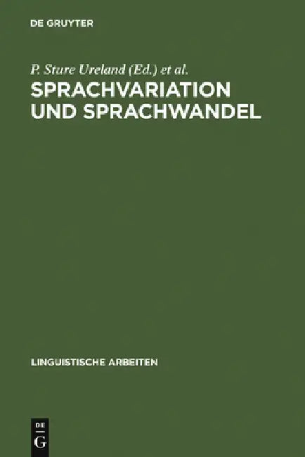 Buy Sprachvariation und Sprachwandel (English, P. Sture Ureland) — BookShops.in