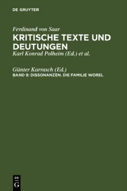 Buy Dissonanzen. Die Familie Worel (English, Gunter Karrasch) — BookShops.in
