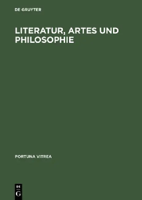 Buy Literatur, Artes und Philosophie (English, de Gruyter) — BookShops.in