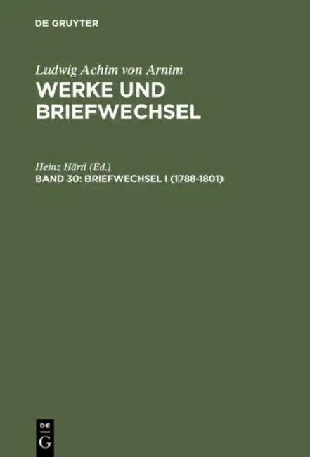 Buy Briefwechsel I (1788-1801) (English, Heinz Hartl) — BookShops.in