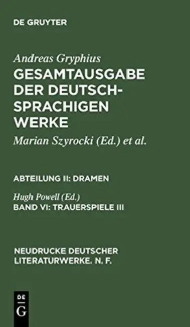 Buy Trauerspiele III (English, Hugh Powell) — BookShops.in