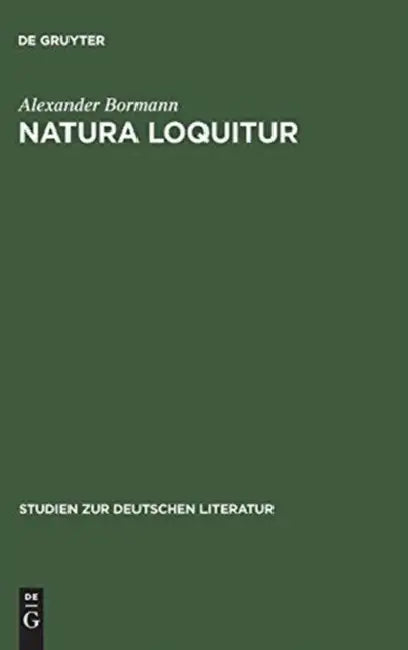 Buy Natura loquitur (English, Alexander Bormann) โ BookShops.in