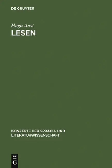 Buy Lesen (English, Hugo Aust) — BookShops.in