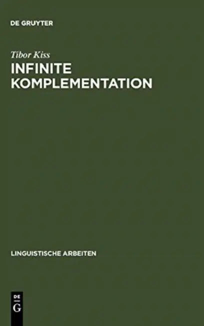 Buy Infinite Komplementation (English, Tibor Kiss) — BookShops.in