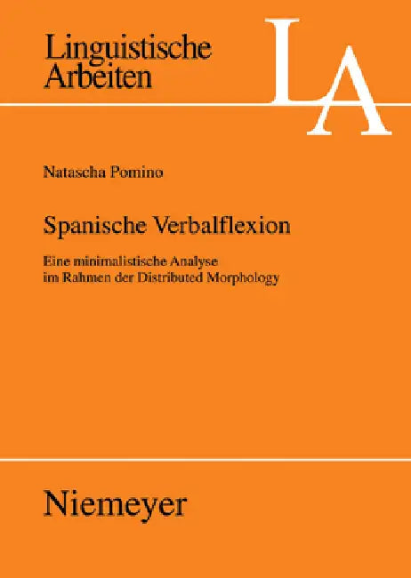 Buy Spanische Verbalflexion = Spanish Verb Inflection (English, Natascha Pomino) — BookShops.in