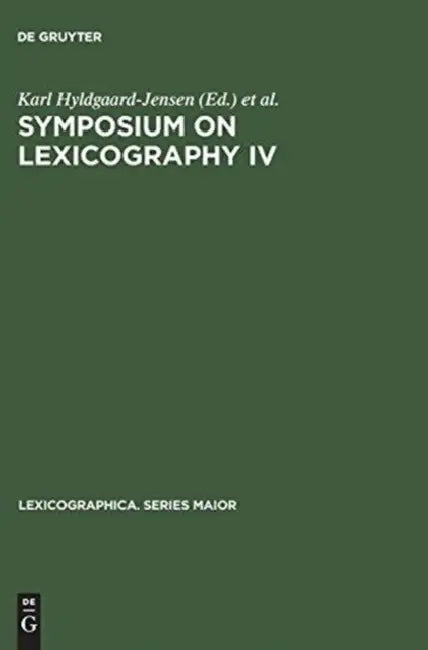 Buy Symposium on Lexicography IV (English, Karl Hyldgaard-Jensen | Arne Zettersten | Symposium on Lexicography) — BookShops.in