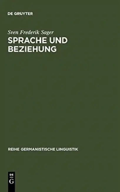 Buy Sprache und Beziehung (English, Sven Frederik Sager) — BookShops.in