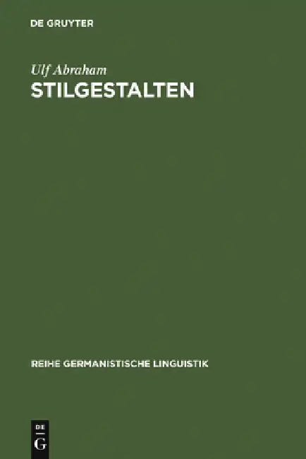Buy StilGestalten (English, Ulf Abraham) — BookShops.in