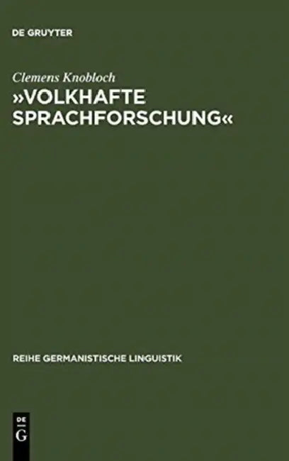 Buy »Volkhafte Sprachforschung« (English, Clemens Knobloch) — BookShops.in