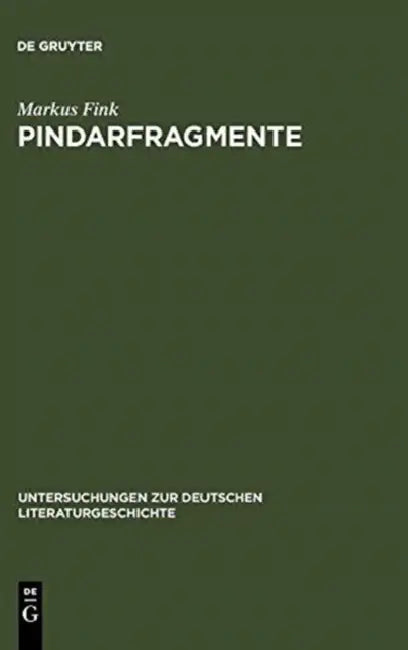 Buy Pindarfragmente (English, Markus Fink) — BookShops.in