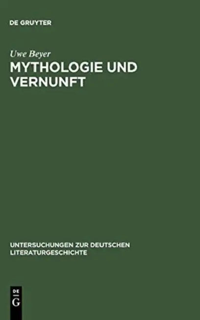 Buy Mythologie und Vernunft (English, Uwe Beyer) — BookShops.in