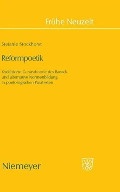 Buy Reformpoetik = Reform Poetics (English, Stefanie Stockhorst) — BookShops.in