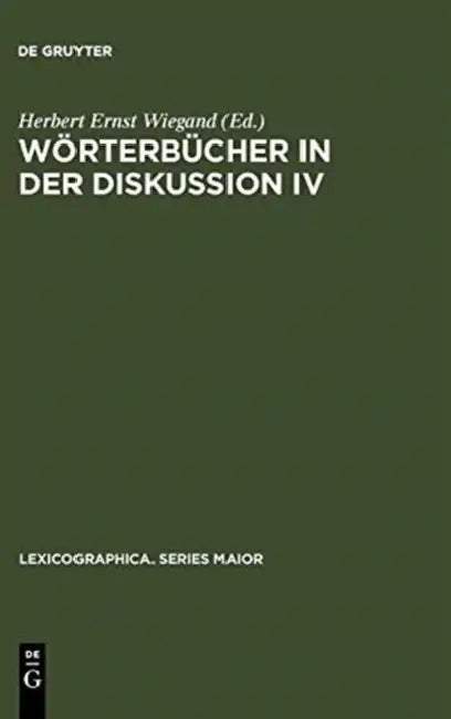 Buy Wörterbücher in der Diskussion IV (English, Herbert Ernst Wiegand) — BookShops.in