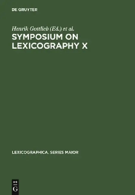 Buy Symposium on Lexicography X (English, Henrik Gottlieb) — BookShops.in