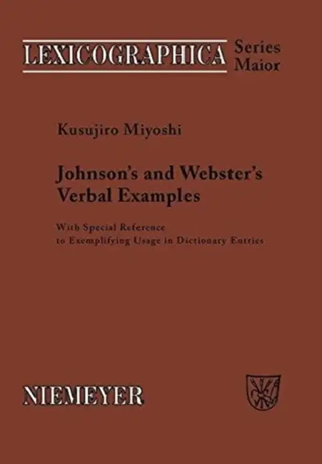 Buy Johnson's and Webster's Verbal Examples (English, Kusujiro Miyoshi) — BookShops.in