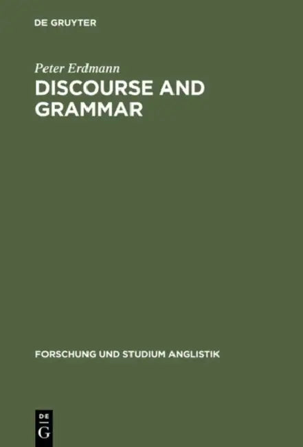 Buy Discourse and Grammar (English, Peter Erdmann) — BookShops.in