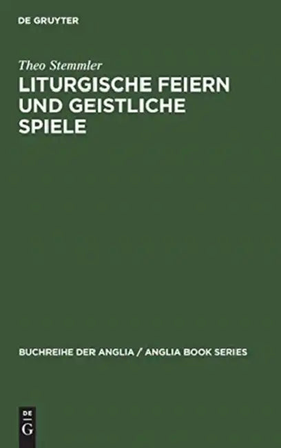 Buy Liturgische Feiern und geistliche Spiele (English, Theo Stemmler) — BookShops.in