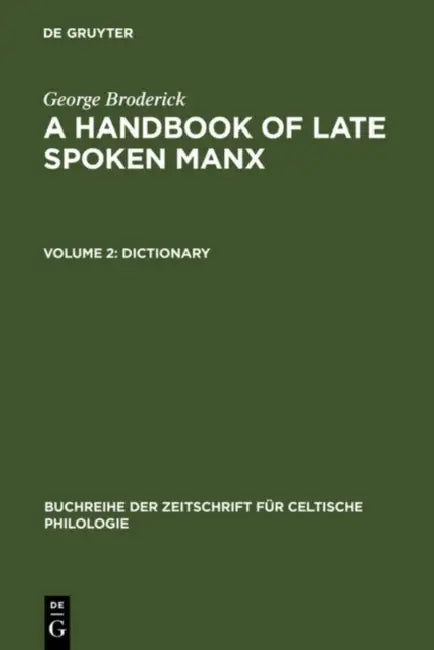 Buy Dictionary (English, George Broderick) — BookShops.in