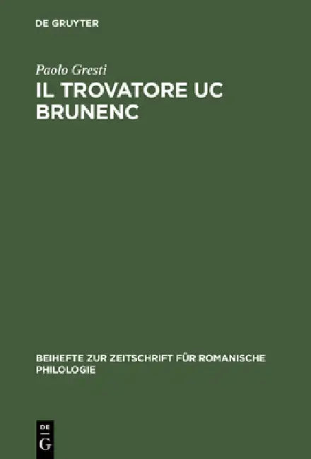 Buy Il Trovatore Uc Brunenc (English, Paolo Gresti) โ BookShops.in