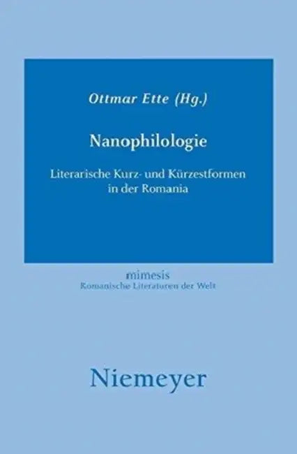 Buy Nanophilologie (English, Ottmar Ette) — BookShops.in