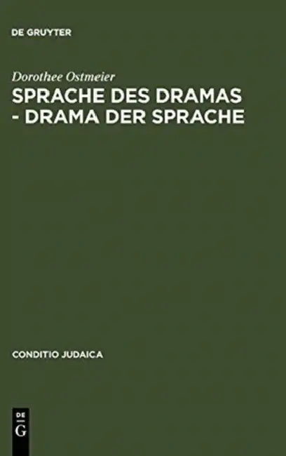 Buy Sprache des Dramas - Drama der Sprache (English, Dorothee Ostmeier) — BookShops.in