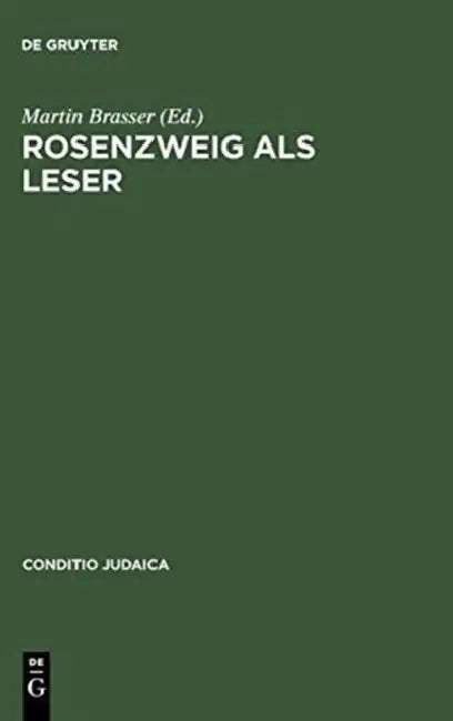 Buy Rosenzweig ALS Leser (English, Martin Brasser) — BookShops.in