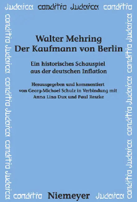 Buy Der Kaufmann von Berlin (English, Georg-Michael Schulz | Walter Mehring) — BookShops.in