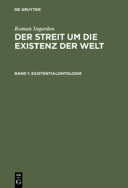 Buy Existentialontologie (English, Roman Ingarden) — BookShops.in