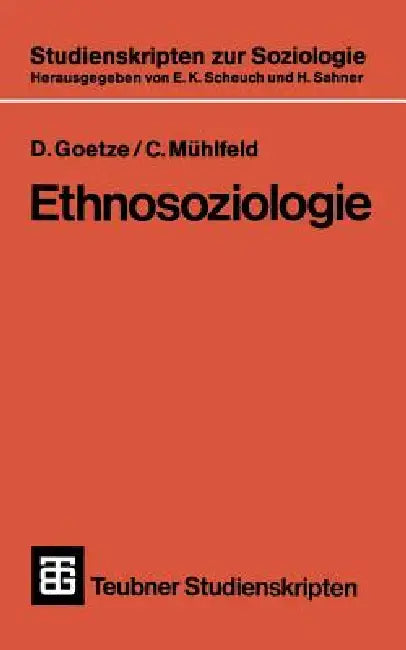 Buy Ethnosoziologie (English, D. Goetze | C. Mühlfeld) — BookShops.in